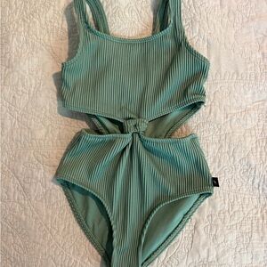 Abercrombie Ribbed Cutout Swimsuit